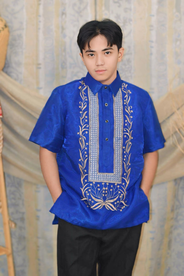 Short Sleeved Barong Tagalog