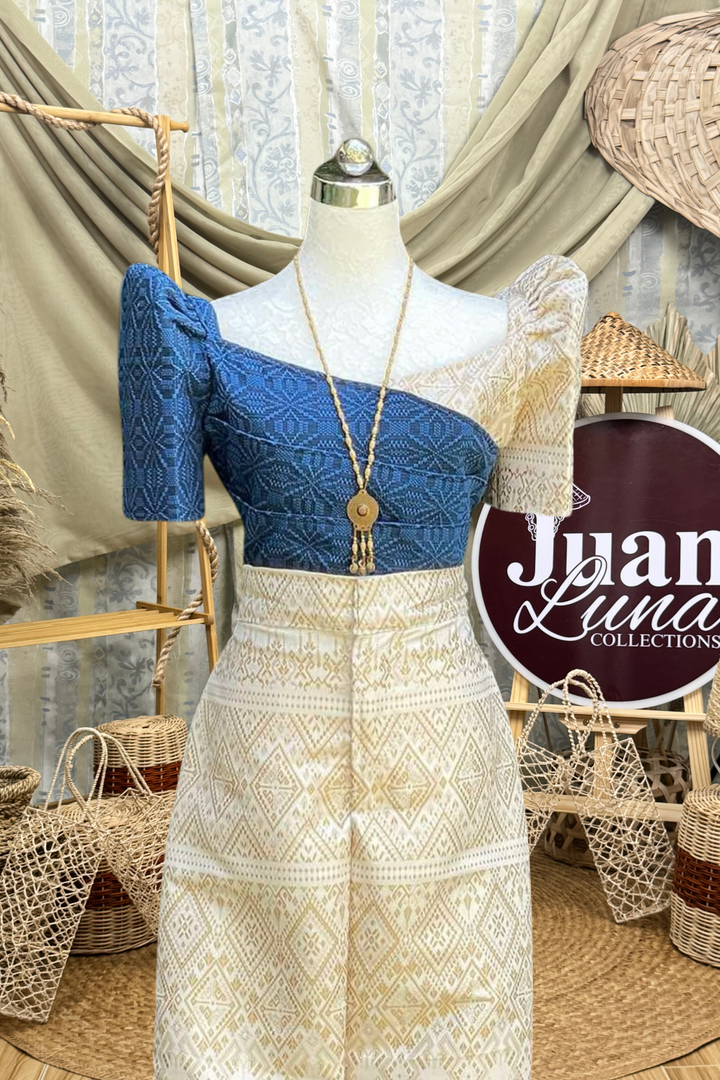Pinilian Filipiniana Top and Pants