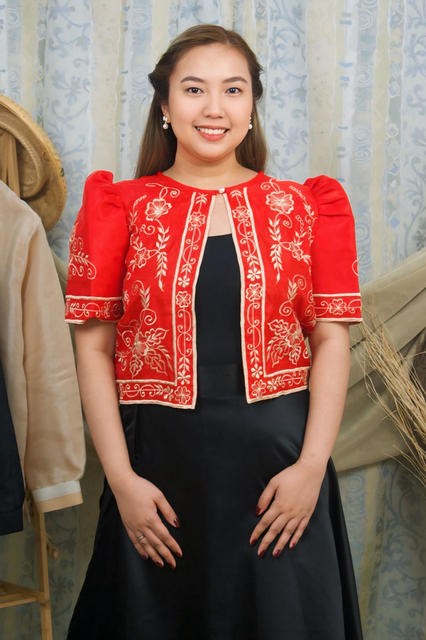 Filipiniana bolero top