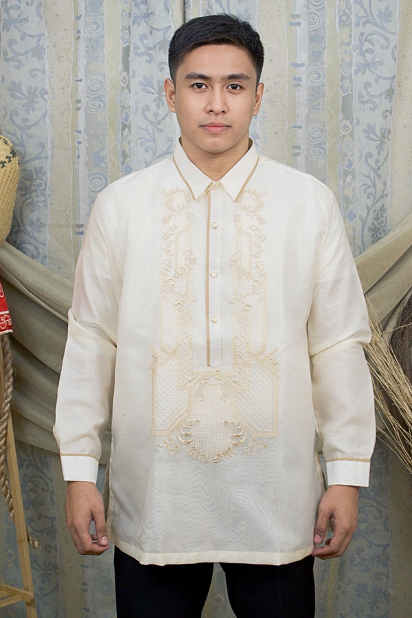 Beige Classic Barong Tagalog