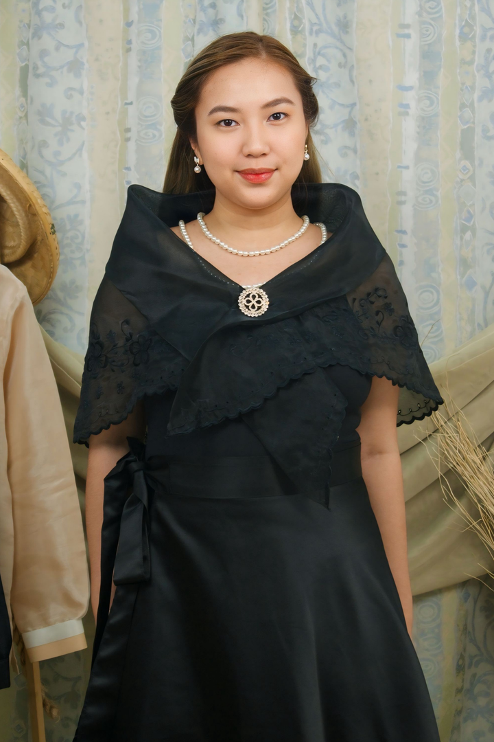 modern filipiniana top
