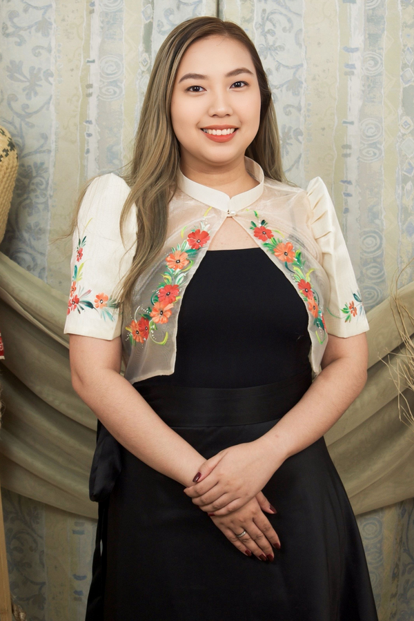 modern filipiniana top
